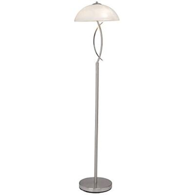 Brilliant AG Boston-Lampadario in metallo/vetro, 40 W, E14, colore: acciaio/alabastro-Confezione da 2 Brilliant AG Boston-Lampadario in metallo/vetro, 40 W, E14, colore: acciaio/alabastro-Confezione da 2