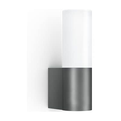 Steinel LED luce esterna L 605, senza sensore, 11,3 W Applique, lampada da parete bianco caldo con 729 lm, alluminio, vetro opalino Steinel LED luce esterna L 605, senza sensore, 11,3 W Applique, lampada da parete bianco caldo con 729 lm, alluminio, vetro opalino
