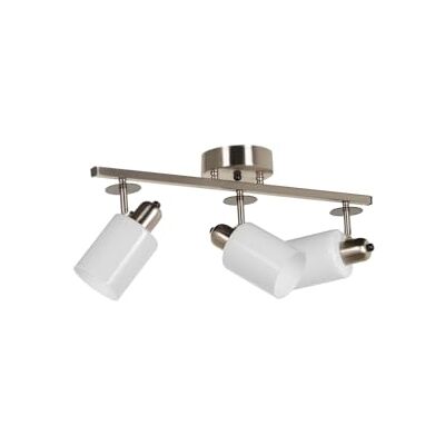 Opviq - Nomi - Cromo satinato - Vetro bianco - Lampadario Opviq - Nomi - Cromo satinato - Vetro bianco - Lampadario