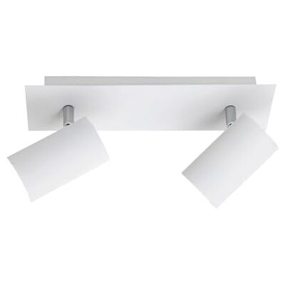 Trio-Leuchten Trio Marley Faretto, 2x35 Watt, Bianco, 30x9x15 cm Trio-Leuchten Trio Marley Faretto, 2x35 Watt, Bianco, 30x9x15 cm