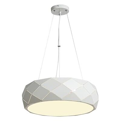 Lampada a Sospensione Light Prestige Reus LP-8069/1P WH - Design Geometrico Moderno Lampada a Sospensione Light Prestige Reus LP-8069/1P WH - Design Geometrico Moderno