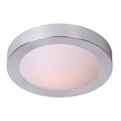 LUCIDE 79158/02/12 Fresh Plafoniera IP44 2 x E27, Diametro 35 cm, Alluminio LUCIDE 79158/02/12 Fresh Plafoniera IP44 2 x E27, Diametro 35 cm, Alluminio