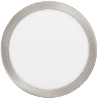 Eglo connect.z Smart Home Led faretto da incasso per il bagno Fueva-Z in alluminio nichel opaco, ultra piatto, Ø 216 mm, ZigBee, app e comando vocale, luce regolabile, dimmerabile, IP44 Eglo connect.z Smart Home Led faretto da incasso per il bagno Fueva-Z in alluminio nichel opaco, ultra piatto, Ø 216 mm, ZigBee, app e comando vocale, luce regolabile, dimmerabile, IP44