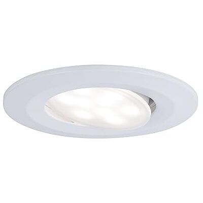 Paulmann HomeSpa Faretto LED da incasso Calla rotondo, 1 x 6 W, IP65, colore: Bianco opaco, in plastica, 4000 K Paulmann HomeSpa Faretto LED da incasso Calla rotondo, 1 x 6 W, IP65, colore: Bianco opaco, in plastica, 4000 K