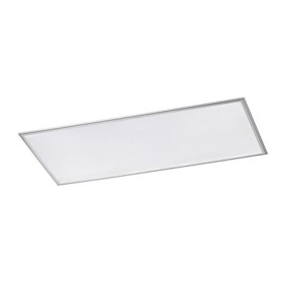 WOFI Lampada Da Soffitto, Alluminio, integrato, 60 W, Argento, 120 x 60 x 6 cm WOFI Lampada Da Soffitto, Alluminio, integrato, 60 W, Argento, 120 x 60 x 6 cm