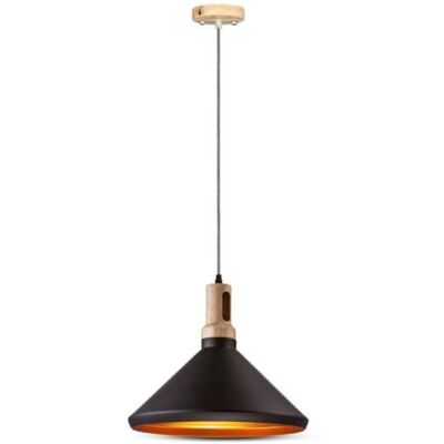Lampada sospensione V-Tac - Legno nero IP20 Lampada sospensione V-Tac - Legno nero IP20