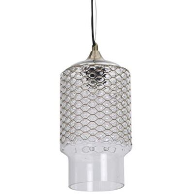 LUSSIOL Sospensione 60 W, Transparent/Laiton, ø15 x H30 cm LUSSIOL Sospensione 60 W, Transparent/Laiton, ø15 x H30 cm