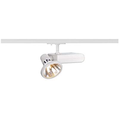 SLV faretto sistema monofase D-RECTION/faretto, spot LED, faretto a plafone, sistema a binari, illuminazione di interni / GU6,5 35W bianco SLV faretto sistema monofase D-RECTION/faretto, spot LED, faretto a plafone, sistema a binari, illuminazione di interni / GU6,5 35W bianco