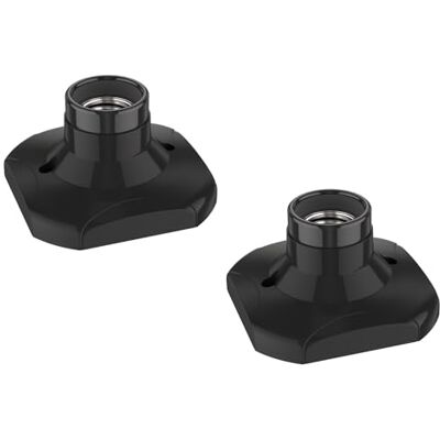 ledscom.de 2 lampade da soffitto/portalampada ELEKTRA, nero, 1x E27 max. 60W ledscom.de 2 lampade da soffitto/portalampada ELEKTRA, nero, 1x E27 max. 60W