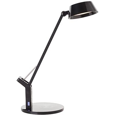Brilliant Kaila, lampada da tavolo a LED con base di ricarica a induzione, colore nero, 1 LED integrato, LED da 8 W integrato, (710 lm, 3100 – 6100 K), ricarica wireless di dispositivi mobili Brilliant Kaila, lampada da tavolo a LED con base di ricarica a induzione, colore nero, 1 LED integrato, LED da 8 W integrato, (710 lm, 3100 – 6100 K), ricarica wireless di dispositivi mobili