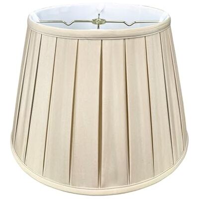 Royal Designs, Inc. Royal Designs Paralume a pieghe in stile impero, 27,9 x 45,7 x 30,5 cm, colore: Beige Royal Designs, Inc. Royal Designs Paralume a pieghe in stile impero, 27,9 x 45,7 x 30,5 cm, colore: Beige