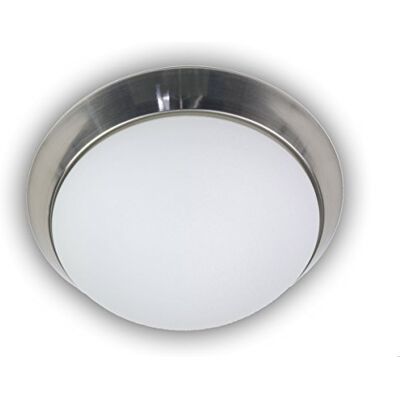 Niermann Standby a + +, lampada da soffitto – parete anello in nichel opaco, LED, Opale opaco, 25 x 25 x 11 cm Niermann Standby a + +, lampada da soffitto – parete anello in nichel opaco, LED, Opale opaco, 25 x 25 x 11 cm