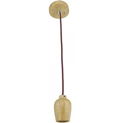 Lampada a Soffitto WONDERLAMP Podium II Marrone - E27 - Max 60W - Legno Lampada a Soffitto WONDERLAMP Podium II Marrone - E27 - Max 60W - Legno
