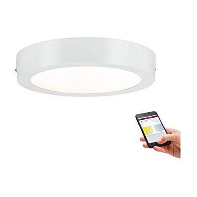 Paulmann SmartHome Bluetooth LED-Panel 220mm 14W 230V bianco opaco plastica Paulmann SmartHome Bluetooth LED-Panel 220mm 14W 230V bianco opaco plastica