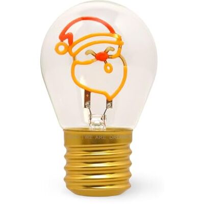 Legami Lampada da Tavolo a forma di Lampadina, For Indoor Use Only, Ricaricabile con Cavo USB, Senza Fili, Tema Santa Claus, 6.8 x 10.3 cm Legami Lampada da Tavolo a forma di Lampadina, For Indoor Use Only, Ricaricabile con Cavo USB, Senza Fili, Tema Santa Claus, 6.8 x 10.3 cm