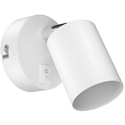 ledscom.de Lampada da parete WAIKA, interruttore, bianco opaco, rotonda, 1x GU10 max. 60W ledscom.de Lampada da parete WAIKA, interruttore, bianco opaco, rotonda, 1x GU10 max. 60W
