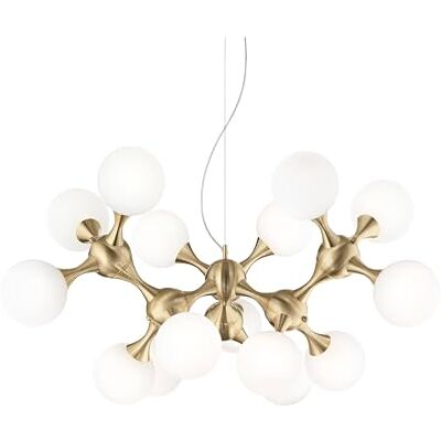 Ideal Lux NODI SP15 OTTONE SATINATO, Sospensione, Ideal Lux NODI SP15 OTTONE SATINATO, Sospensione,