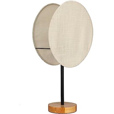 Pauleen Tavolo Boho Darling E27 Max. 20W Beige Metallo, Tessuto, Legno Lampada da Comodino Pauleen Tavolo Boho Darling E27 Max. 20W Beige Metallo, Tessuto, Legno Lampada da Comodino