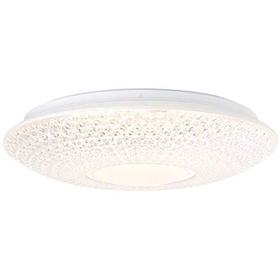 Brilliant lampada Benoit LED plafoniera 42cm bianco/cromo 1x LED 23W integrato, (2320lm, 3000K) Scala da A ++ a E Risparmio energetico e lunga durata grazie all'utilizzo dei LED Brilliant lampada Benoit LED plafoniera 42cm bianco/cromo 1x LED 23W integrato, (2320lm, 3000K) Scala da A ++ a E Risparmio energetico e lunga durata grazie all'utilizzo dei LED