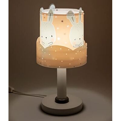 Dalber Lampada da tavolo per bambini Baby Bunny Rosa Conejito Rosa Dalber Lampada da tavolo per bambini Baby Bunny Rosa Conejito Rosa