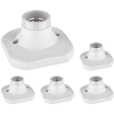 ledscom.de 5 lampade da soffitto/portalampada ELEKTRA, bianco, 1x E27 max. 60W ledscom.de 5 lampade da soffitto/portalampada ELEKTRA, bianco, 1x E27 max. 60W