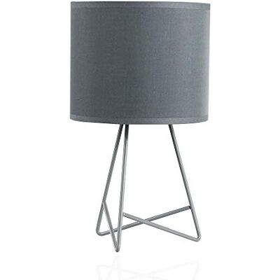 Paulmann Pauleen Tavolo Shiny Star Max. 20W E14 Lampada da Comodino Grigio 230V Metallo/Tessuto Senza Lampadina Paulmann Pauleen Tavolo Shiny Star Max. 20W E14 Lampada da Comodino Grigio 230V Metallo/Tessuto Senza Lampadina