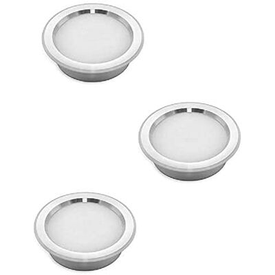 UNIVERSO 3x Faretto a led incasso slim 3W luce fredda 6500k mobili mensole cappa UNIVERSO 3x Faretto a led incasso slim 3W luce fredda 6500k mobili mensole cappa