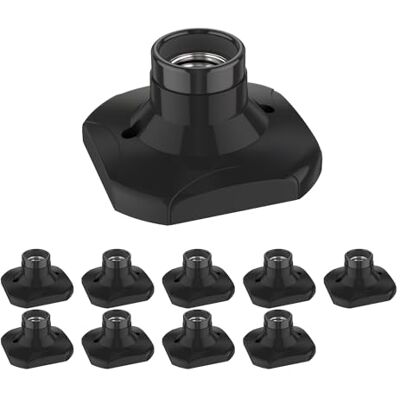 ledscom.de 10 lampade da soffitto/portalampada ELEKTRA, nero, 1x E27 max. 60W ledscom.de 10 lampade da soffitto/portalampada ELEKTRA, nero, 1x E27 max. 60W