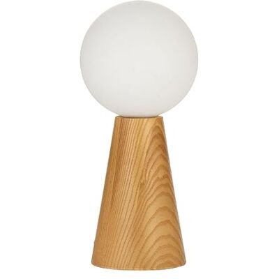 Pauleen Tavolo Woody Soul G9 Max. 20W, Vetro Lampada da Comodino, Legno, Naturale Pauleen Tavolo Woody Soul G9 Max. 20W, Vetro Lampada da Comodino, Legno, Naturale
