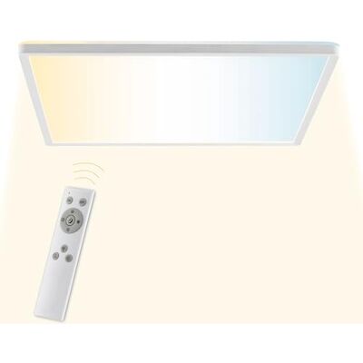 Brilliant Lumaro Pannello da soffitto quadrato a LED, 42 x 42 cm, con 3000 lumen e 2700-6500 Kelvin, dimmerabile, CCT, luce notturna e timer, ideale per soggiorno, camera da letto, ufficio Brilliant Lumaro Pannello da soffitto quadrato a LED, 42 x 42 cm, con 3000 lumen e 2700-6500 Kelvin, dimmerabile, CCT, luce notturna e timer, ideale per soggiorno, camera da letto, ufficio