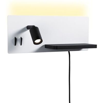 Paulmann Applique LED Serra USB C 2700K 650lm / 200lm 230V 5,5 / 1x2,6W dimmerabile bianco opaco, nero opaco lampada da lettura a parete Paulmann Applique LED Serra USB C 2700K 650lm / 200lm 230V 5,5 / 1x2,6W dimmerabile bianco opaco, nero opaco lampada da lettura a parete