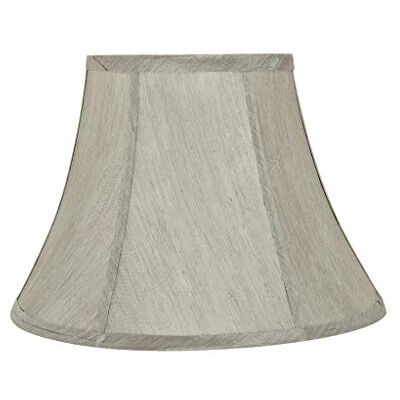 Creative Paralume per lampada a forma di campana, a forma di ragno, in grigio argento, larghezza 33 cm (17,8 x 33 x 9 1/2") Creative Paralume per lampada a forma di campana, a forma di ragno, in grigio argento, larghezza 33 cm (17,8 x 33 x 9 1/2")