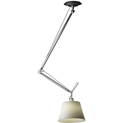 Artemide Tolomeo Lampada Sospensione Decentrata 32 Carta Pergamena Artemide Tolomeo Lampada Sospensione Decentrata 32 Carta Pergamena