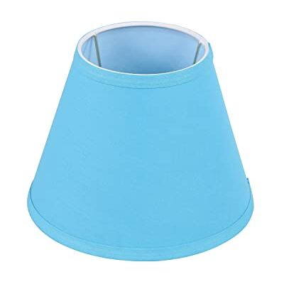 Creative Paralume Impero per lampada, rigido, innesto UNO, larghezza 22,9 cm (12,7 x 22,9 x 17,8 cm), azzurro Creative Paralume Impero per lampada, rigido, innesto UNO, larghezza 22,9 cm (12,7 x 22,9 x 17,8 cm), azzurro