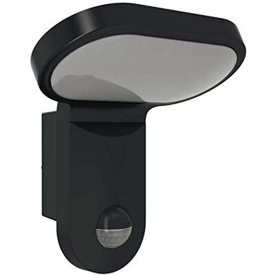 Luce da Parete ESYLUX - Modello EL10750816 - Sensore di movimento, 3000K, Nero Luce da Parete ESYLUX - Modello EL10750816 - Sensore di movimento, 3000K, Nero