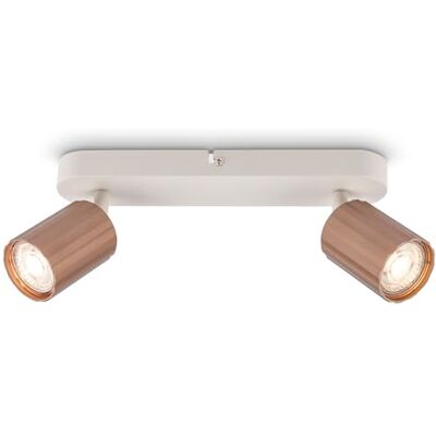 Briloner Plafoniera, orientabile, GU10, max. 9 W, faretti soffitto, lampada soffitto, plafoneria, plafoniere, camera da letto, faretto, 28 cm, caffè Briloner Plafoniera, orientabile, GU10, max. 9 W, faretti soffitto, lampada soffitto, plafoneria, plafoniere, camera da letto, faretto, 28 cm, caffè