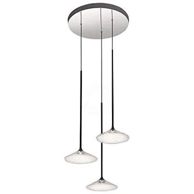 Artemide Orsa Cluster 3 Lampada, Nero/Trasparente Artemide Orsa Cluster 3 Lampada, Nero/Trasparente