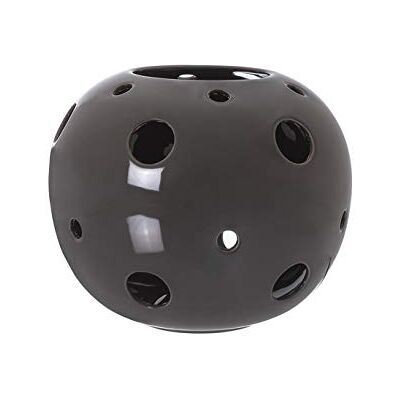 LUSSIOL Lampada Decorativa Ceramica, 60 W, Marrone, ø28 x H 21 cm LUSSIOL Lampada Decorativa Ceramica, 60 W, Marrone, ø28 x H 21 cm