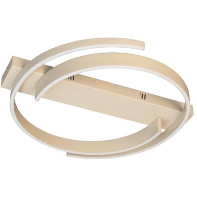 Fischer & Honsel Lampada da soffitto per soggiorno, camera da letto, 56 cm, in metallo, design moderno, dimmerabile, con telecomando, LED da 35 W Fischer & Honsel Lampada da soffitto per soggiorno, camera da letto, 56 cm, in metallo, design moderno, dimmerabile, con telecomando, LED da 35 W