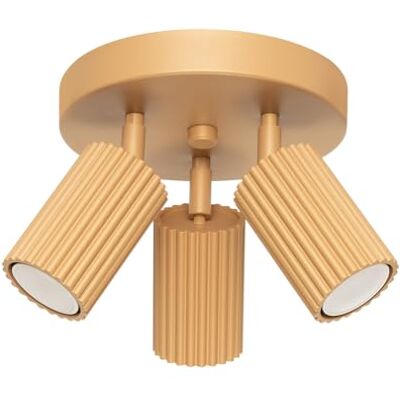 Sollux Lighting Karbon Faretti da Soffitto - Moderno Minimalista Oro Sollux Lighting Karbon Faretti da Soffitto - Moderno Minimalista Oro
