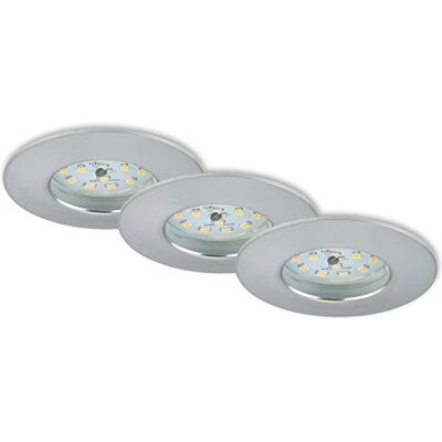 BRILONER Faretto LED da incasso - 7,5 cm, 6,5 W - Faretto LED da incasso BRILONER Faretto LED da incasso - 7,5 cm, 6,5 W - Faretto LED da incasso