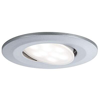 Paulmann Lampada da incasso LED Calla tonda incl. 1x6W IP65 cromo opaco luce per armadi plastica 4000 K Paulmann Lampada da incasso LED Calla tonda incl. 1x6W IP65 cromo opaco luce per armadi plastica 4000 K