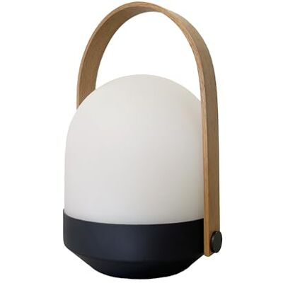 Lumisky Portaspazzolino senza fili e solare manico bambù naturale LED bianco caldo dimmerabile H27cm Lumisky Portaspazzolino senza fili e solare manico bambù naturale LED bianco caldo dimmerabile H27cm