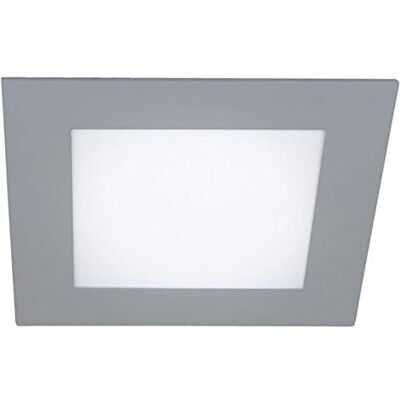 Wonderlamp Pack 2 x Downlight LED extra piatto quadrato grigio, illuminazione 18 W (1450 lm), 4000 K (luce neutra) Wonderlamp Pack 2 x Downlight LED extra piatto quadrato grigio, illuminazione 18 W (1450 lm), 4000 K (luce neutra)