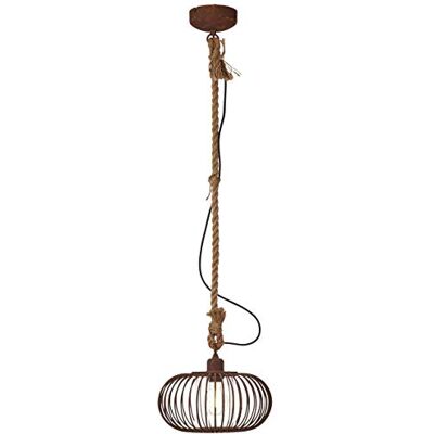 Brilliant lampada lampada a sospensione Willard 1 luce color ruggine/trasparente 1x lampade normali A60, E27, 60W, gf non specificate Adatto per lampade a LED La corda può essere accorciata Brilliant lampada lampada a sospensione Willard 1 luce color ruggine/trasparente 1x lampade normali A60, E27, 60W, gf non specificate Adatto per lampade a LED La corda può essere accorciata