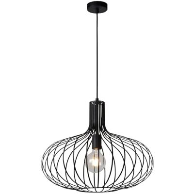 LUCIDE Manuela – Lampade a sospensione – Ø 50 cm – Rame, Metallo, Black, E27 60 wattsW 230 voltsV LUCIDE Manuela – Lampade a sospensione – Ø 50 cm – Rame, Metallo, Black, E27 60 wattsW 230 voltsV