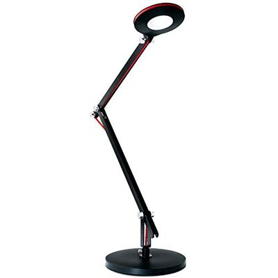 Wonderlamp -flexo LED 6 W luce neutra (K) con braccio articolato E base intercambiabile Mod. litrobo Colore, 220 W, Nero Wonderlamp -flexo LED 6 W luce neutra (K) con braccio articolato E base intercambiabile Mod. litrobo Colore, 220 W, Nero