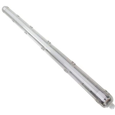 REV Omega Plus Striscia luminosa a LED per ambienti umidi, 127,5 x 6,8 x 6,5 cm, 1800 lm, colore: grigio REV Omega Plus Striscia luminosa a LED per ambienti umidi, 127,5 x 6,8 x 6,5 cm, 1800 lm, colore: grigio