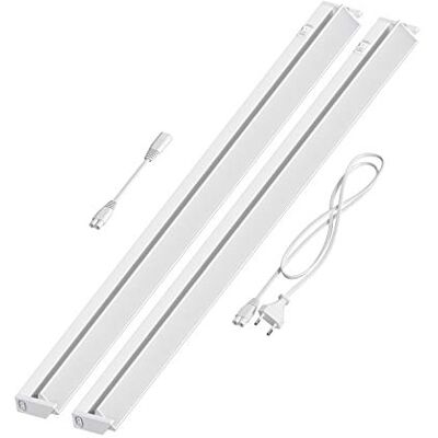 ledscom.de Luce sottopensile a LED LIWO 91cm, orientabile, 1517lm ciascuno, bianco Set di 2 ledscom.de Luce sottopensile a LED LIWO 91cm, orientabile, 1517lm ciascuno, bianco Set di 2