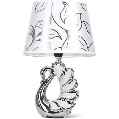 Aigostar Lampada da Tavolo in Ceramica, Moderna Lampada da Comodino con Paralume in Tessuto, Attacco E14, max.40W, Abat Jour da Comodino per Camera da Letto, Soggiorno (senza Lampadina) -H310mm Aigostar Lampada da Tavolo in Ceramica, Moderna Lampada da Comodino con Paralume in Tessuto, Attacco E14, max.40W, Abat Jour da Comodino per Camera da Letto, Soggiorno (senza Lampadina) -H310mm